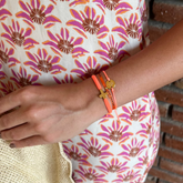 PITA DOR - pulsera personalizable medalla dorada 12mm